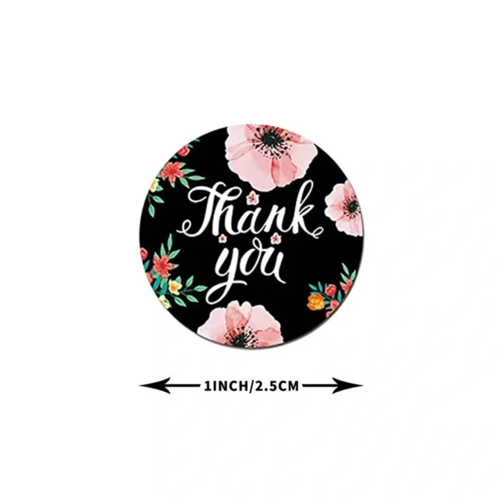Thank You Stickers 1 inch/ 500 piece